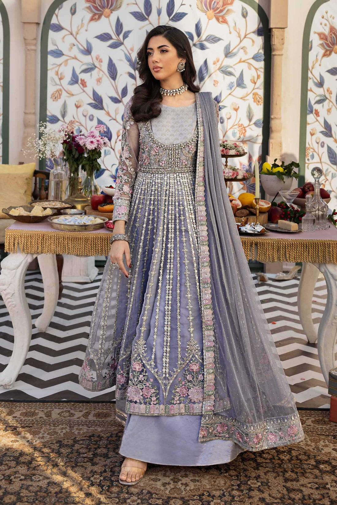 Maria B | Formal Wears | SF-EF25-43 - House Of Hania