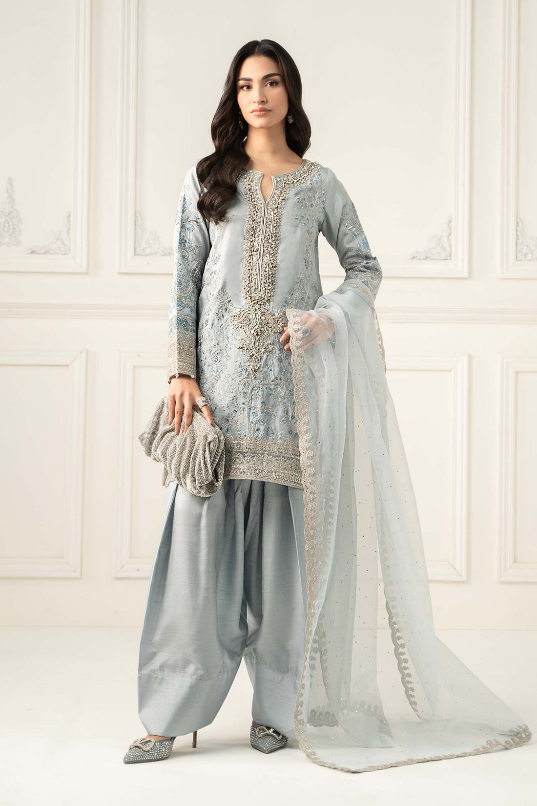 Maria B | Formal Wears | SF-EF25-62 - House Of Hania