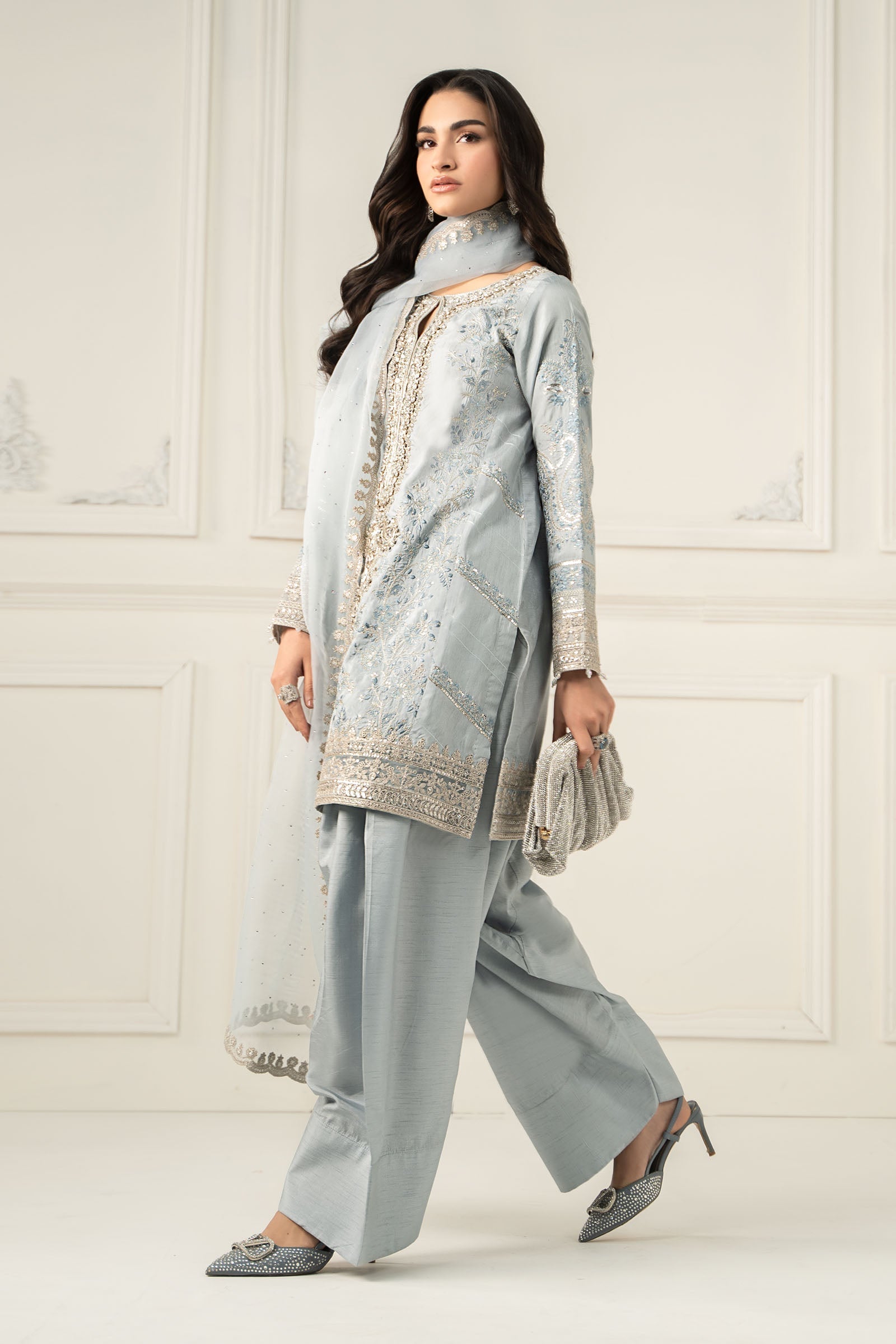 Maria B | Formal Wears | SF-EF25-62 - House Of Hania