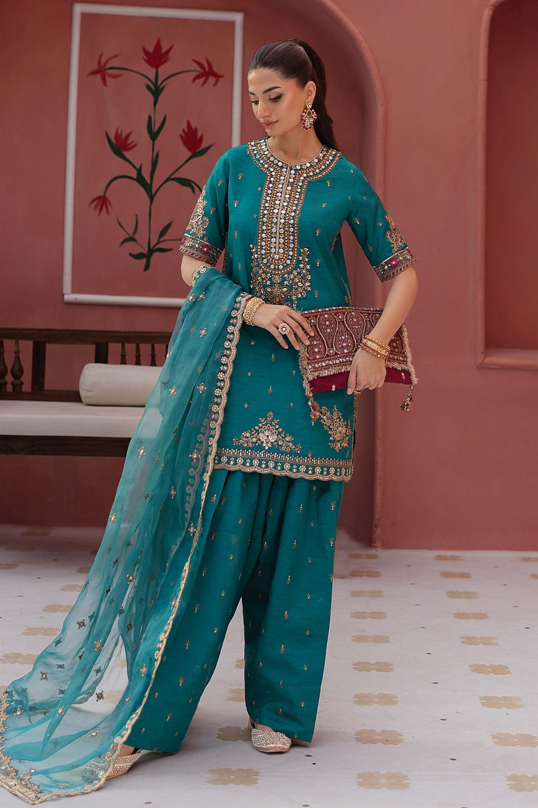 Maria B | Formal Wears | SF-EF25-63 - House Of Hania