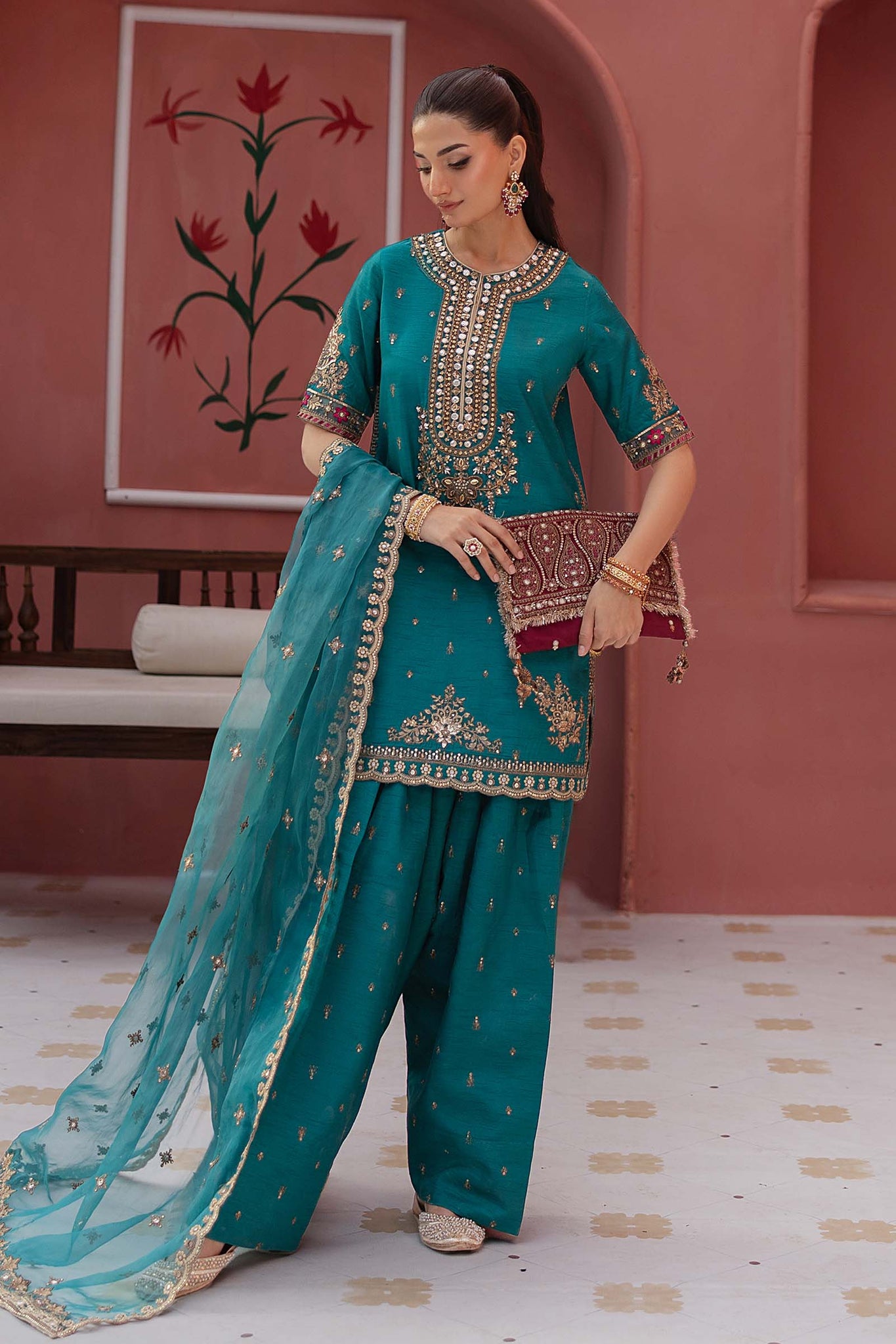 Maria B | Formal Wears | SF-EF25-63 - House Of Hania