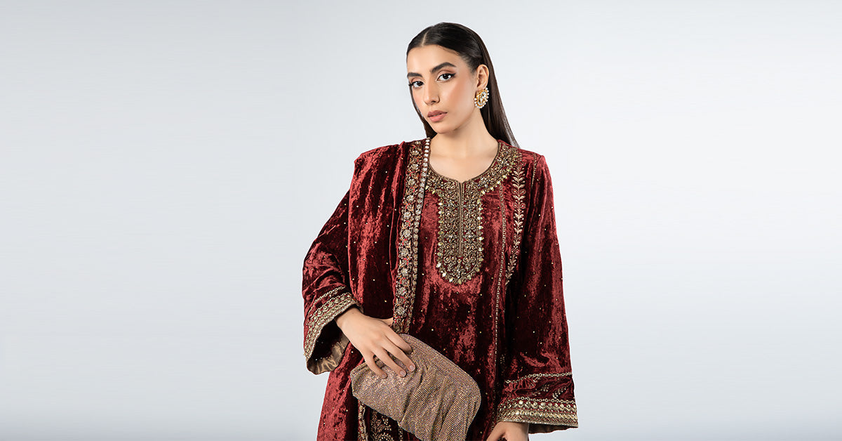 Maria B | Formal Wears | SF-W24-14 - House Of Hania