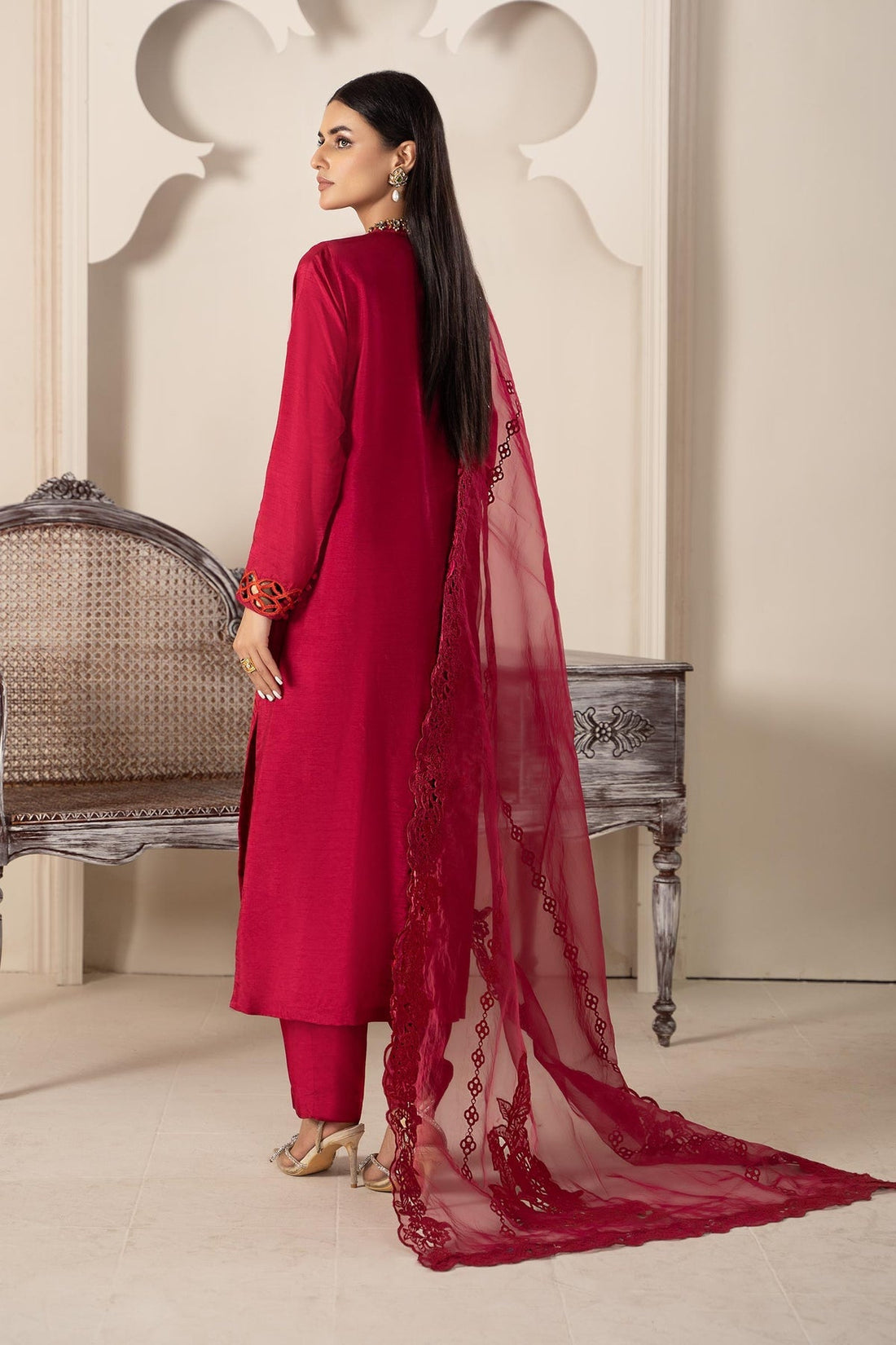 Maria B | Formal Wears | Suit Pink SF-PFW23-02 - House Of Hania