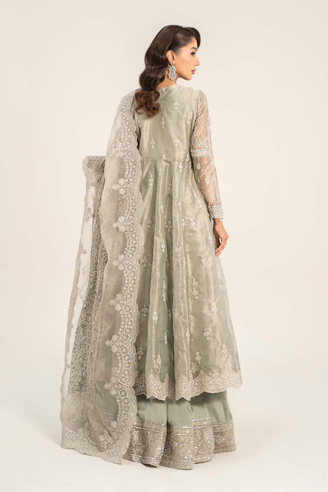Maria B | Formal Wears | Tissue Suit | SF-W24-03 - House Of Hania