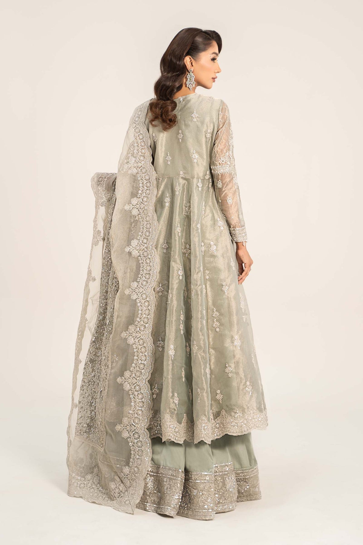 Maria B | Formal Wears | Tissue Suit | SF-W24-03 - House Of Hania