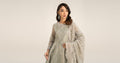 Maria B | Formal Wears | Tissue Suit | SF-W24-03 - House Of Hania