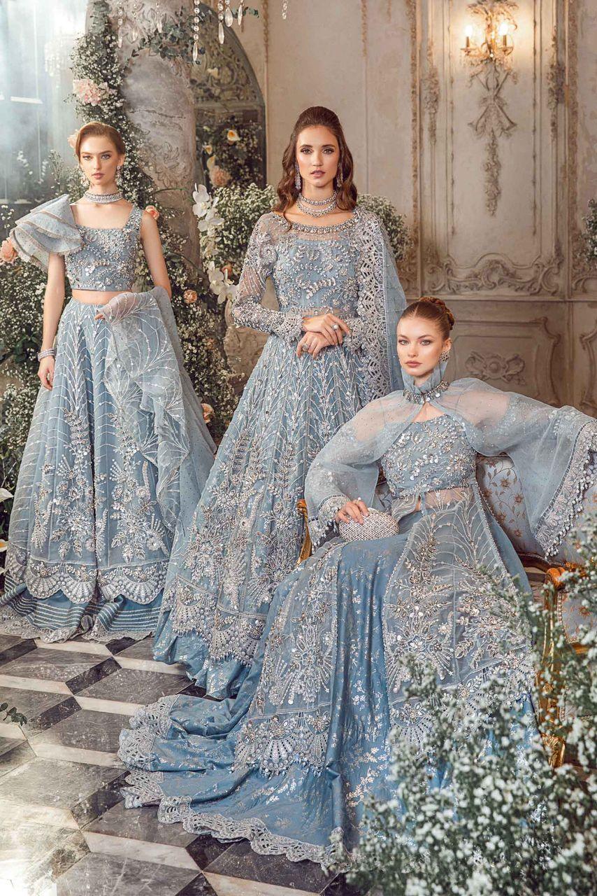 Maria B - Ice Blue BSD-2702 - House Of Hania