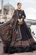 Maria B | Linen 23 | Black DL-1101 - House Of Hania