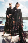 Maria B | Linen 23 | Black DL-1102 - House Of Hania
