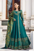 Maria B | Linen 23 | Emerald Green DL-1107 - House Of Hania