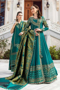 Maria B | Linen 23 | Emerald Green DL-1107 - House Of Hania
