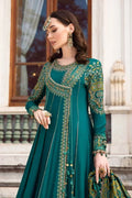Maria B | Linen 23 | Emerald Green DL-1107 - House Of Hania