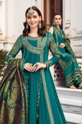 Maria B | Linen 23 | Emerald Green DL-1107 - House Of Hania