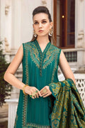 Maria B | Linen 23 | Emerald Green DL-1107 - House Of Hania