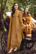Maria B | Linen 23 | Mustard DL-1110 - House Of Hania