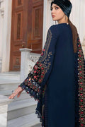Maria B | Linen 23 | Navy Blue DL-1109 - House Of Hania