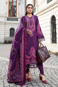Maria B | Linen 23 | Purple DL-1108 - House Of Hania