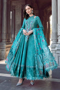 Maria B | Linen 23 | Teal DL-1105 - House Of Hania