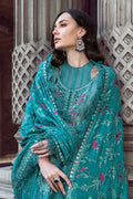 Maria B | Linen 23 | Teal DL-1105 - House Of Hania