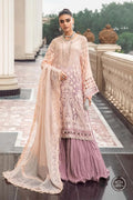Maria B | Luxury Chiffon Collection | Lilac - House Of Hania
