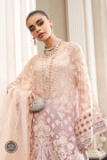 Maria B | Luxury Chiffon Collection | Lilac - House Of Hania