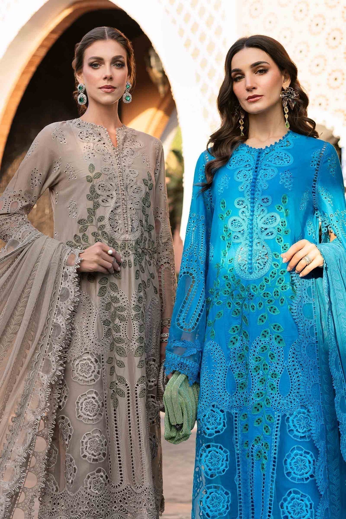 Maria B | Luxury Lawn 25 | D-2503-A - House Of Hania