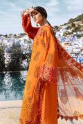 Maria B | Luxury Lawn 25 | D-2505-B - House Of Hania