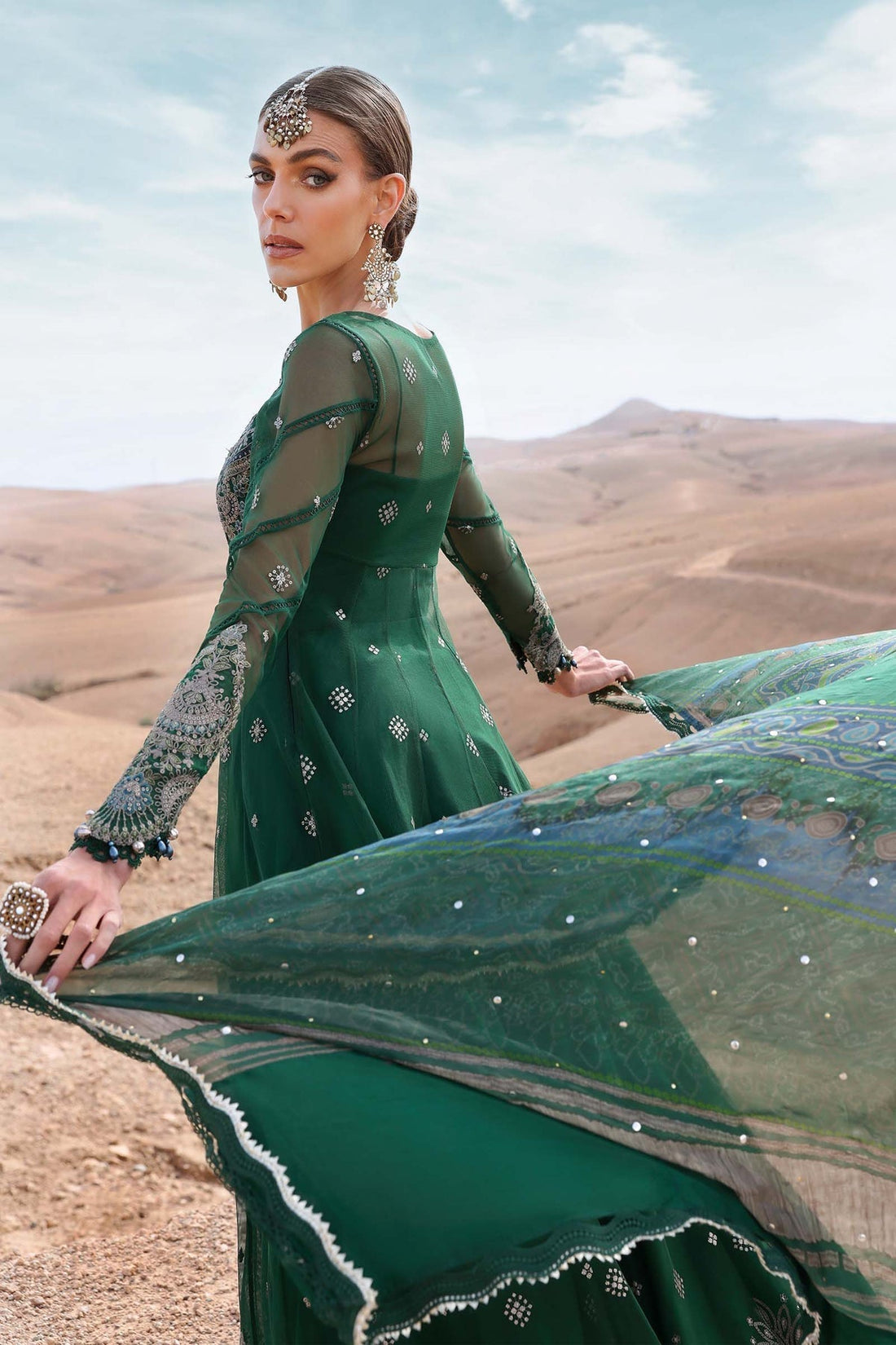 Maria B | Luxury Lawn 25 | D-2507-A - House Of Hania