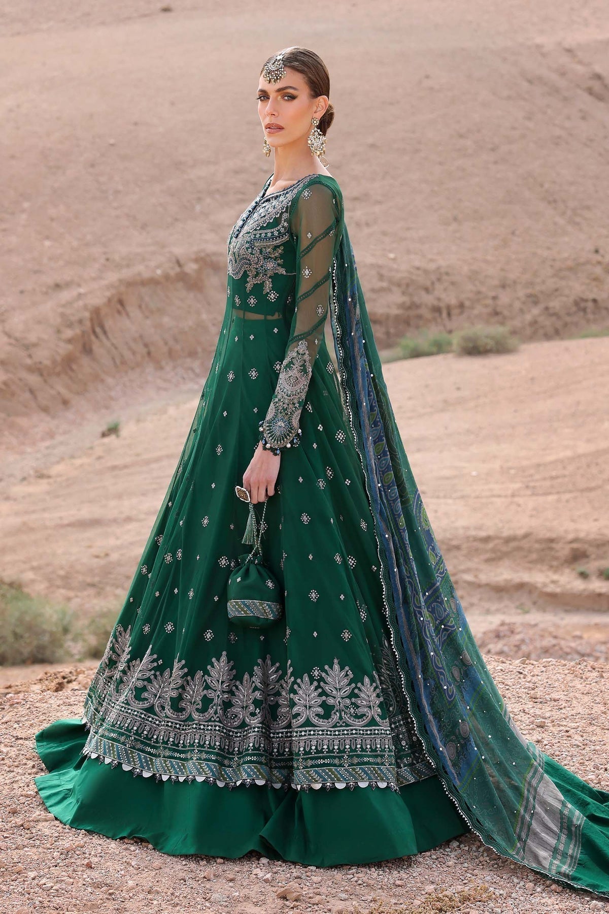 Maria B | Luxury Lawn 25 | D-2507-A - House Of Hania