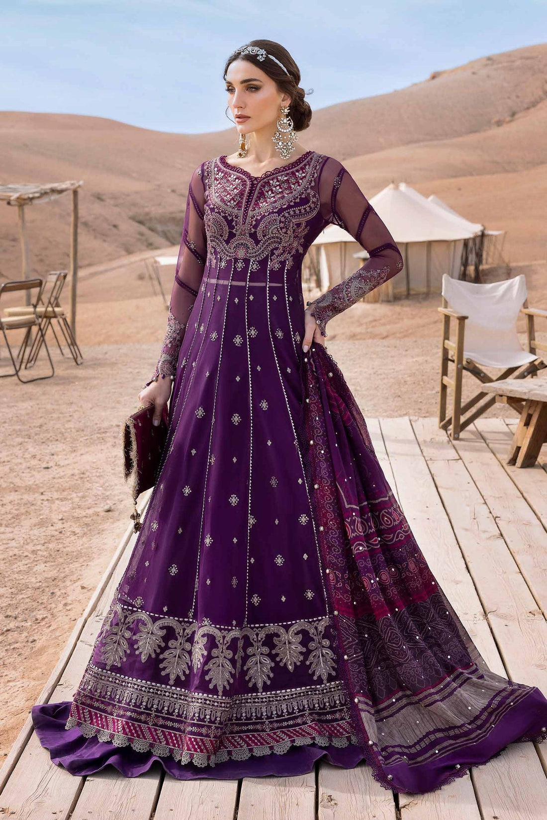 Maria B | Luxury Lawn 25 | D-2507-B - House Of Hania