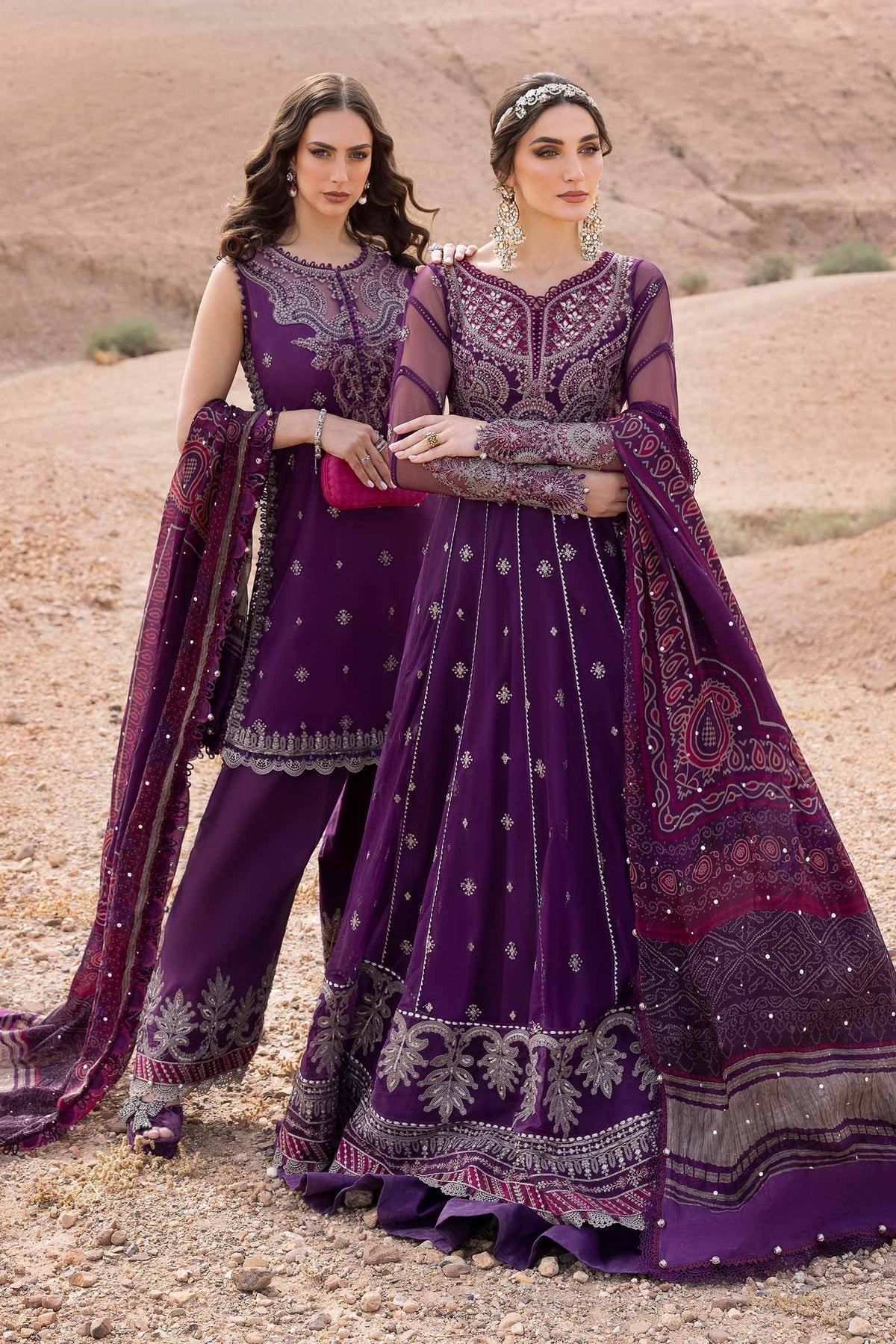 Maria B | Luxury Lawn 25 | D-2507-B - House Of Hania