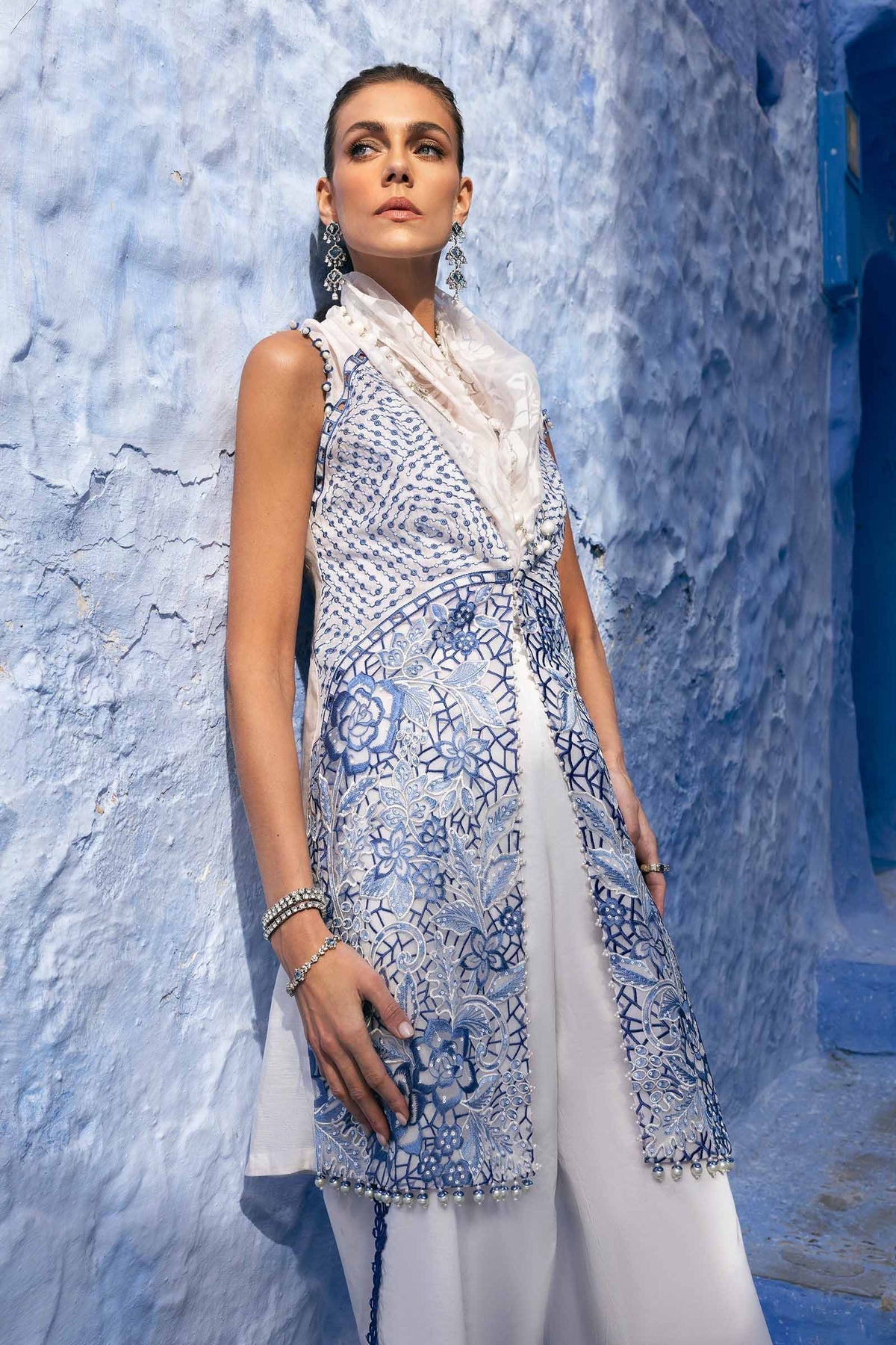 Maria B | Luxury Lawn 25 | D-2510-A - House Of Hania