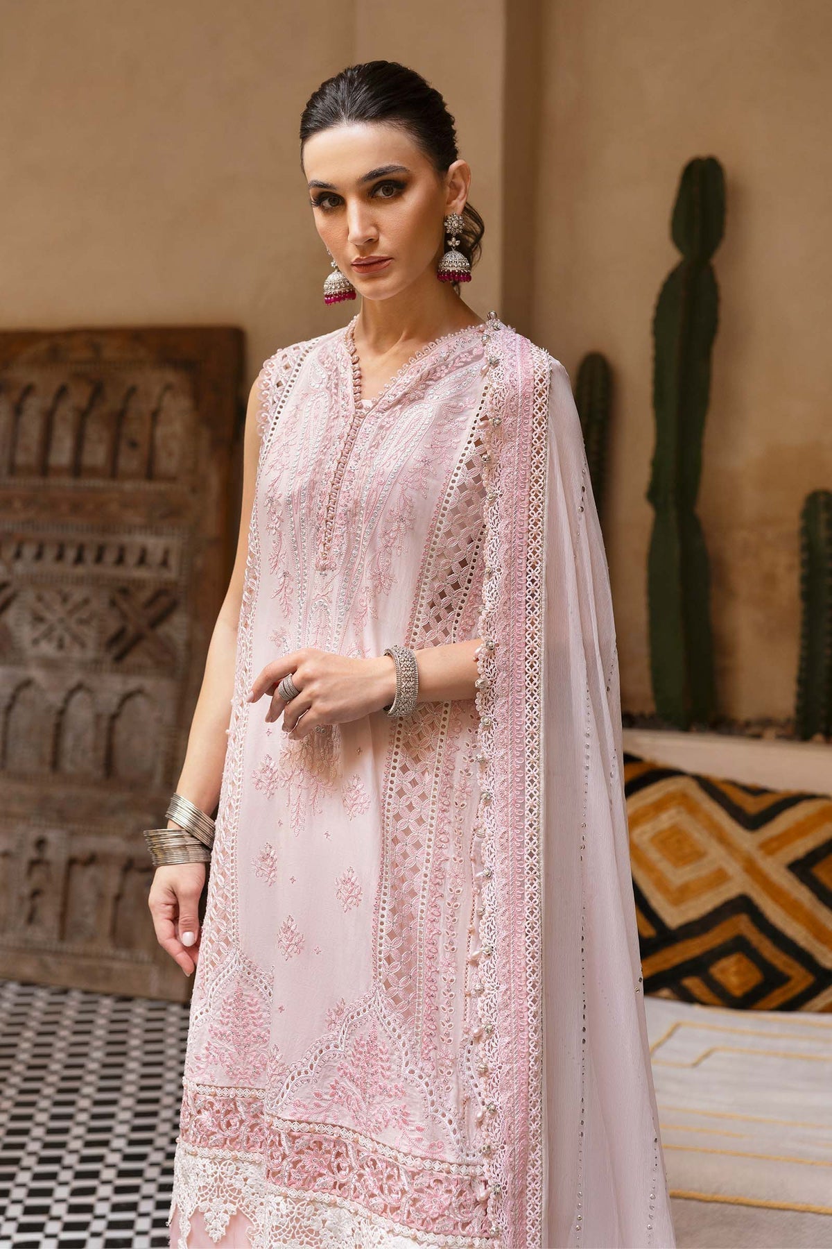 Maria B | Luxury Lawn 25 | D-2511-A - House Of Hania