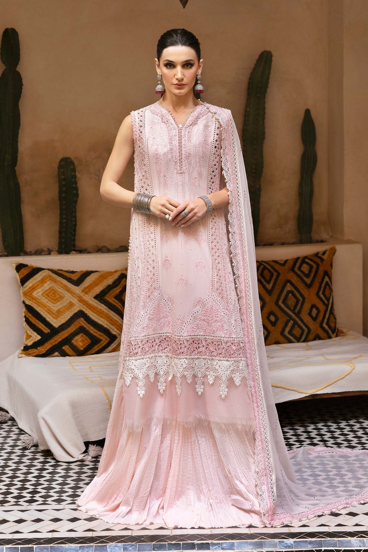 Maria B | Luxury Lawn 25 | D-2511-A - House Of Hania