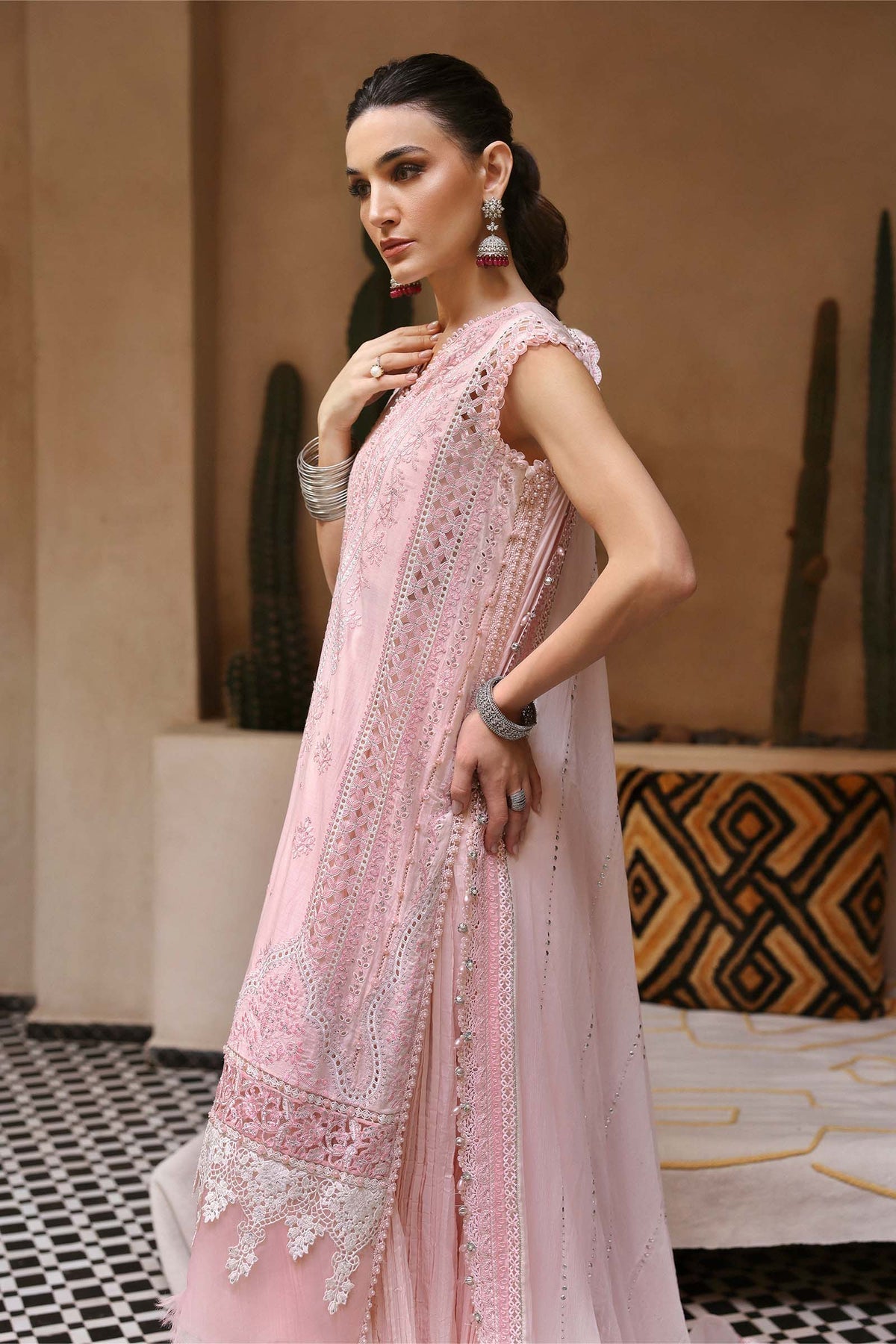 Maria B | Luxury Lawn 25 | D-2511-A - House Of Hania