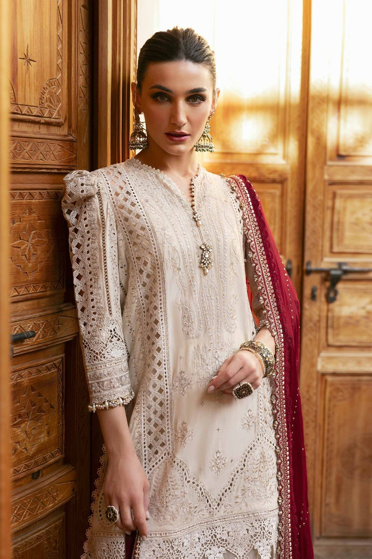 Maria B | Luxury Lawn 25 | D-2511-B - House Of Hania