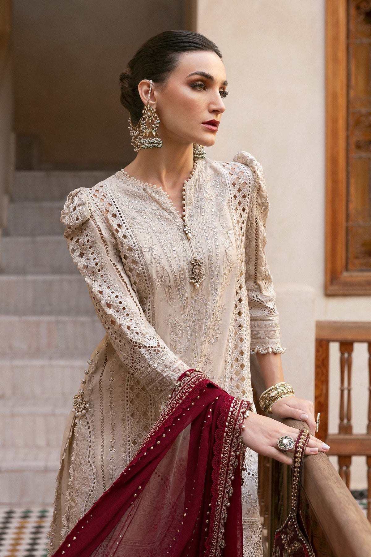 Maria B | Luxury Lawn 25 | D-2511-B - House Of Hania