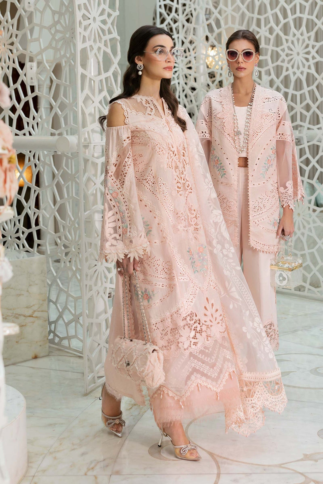 Maria B | Luxury Lawn 25 | D-2513-A - House Of Hania