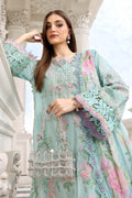 Maria B | Luxury Lawn 26 | 3 Piece Embroidered Lawn Suit - House Of Hania