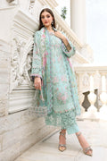 Maria B | Luxury Lawn 26 | 3 Piece Embroidered Lawn Suit - House Of Hania