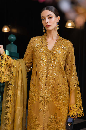 Maria B | Luxury Lawn 26 | 3 Piece Embroidered Lawn Suit - House Of Hania