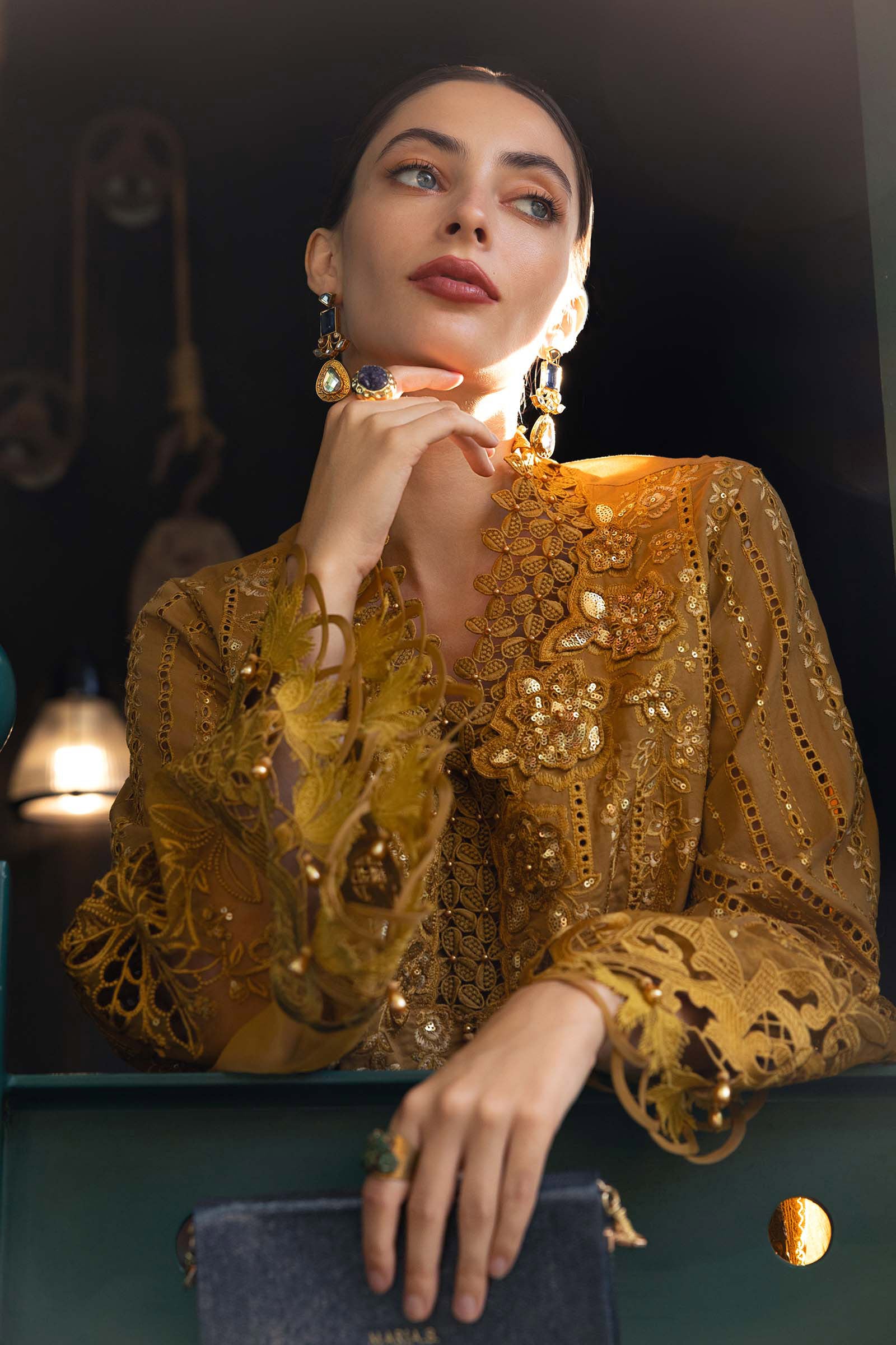 Maria B | Luxury Lawn 26 | 3 Piece Embroidered Lawn Suit - House Of Hania