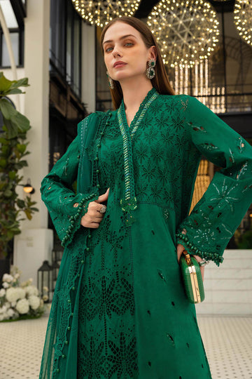 Maria B | Luxury Lawn 26 | 3 Piece Embroidered Lawn Suit - House Of Hania
