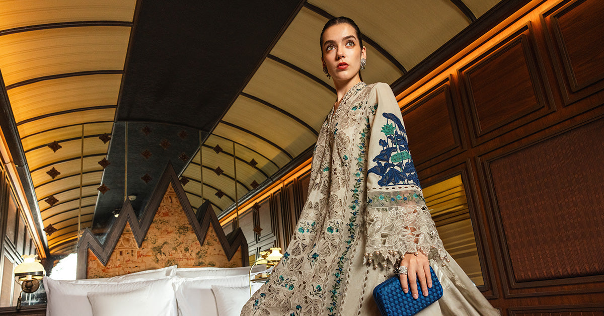 Maria B | Luxury Lawn 26 | 3 Piece Embroidered Lawn Suit - House Of Hania