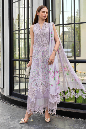 Maria B | Luxury Lawn 26 | 3 Piece Embroidered Lawn Suit - House Of Hania