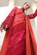 Maria B | Luxury Lawn 26 | 3 Piece Embroidered Lawn Suit - House Of Hania