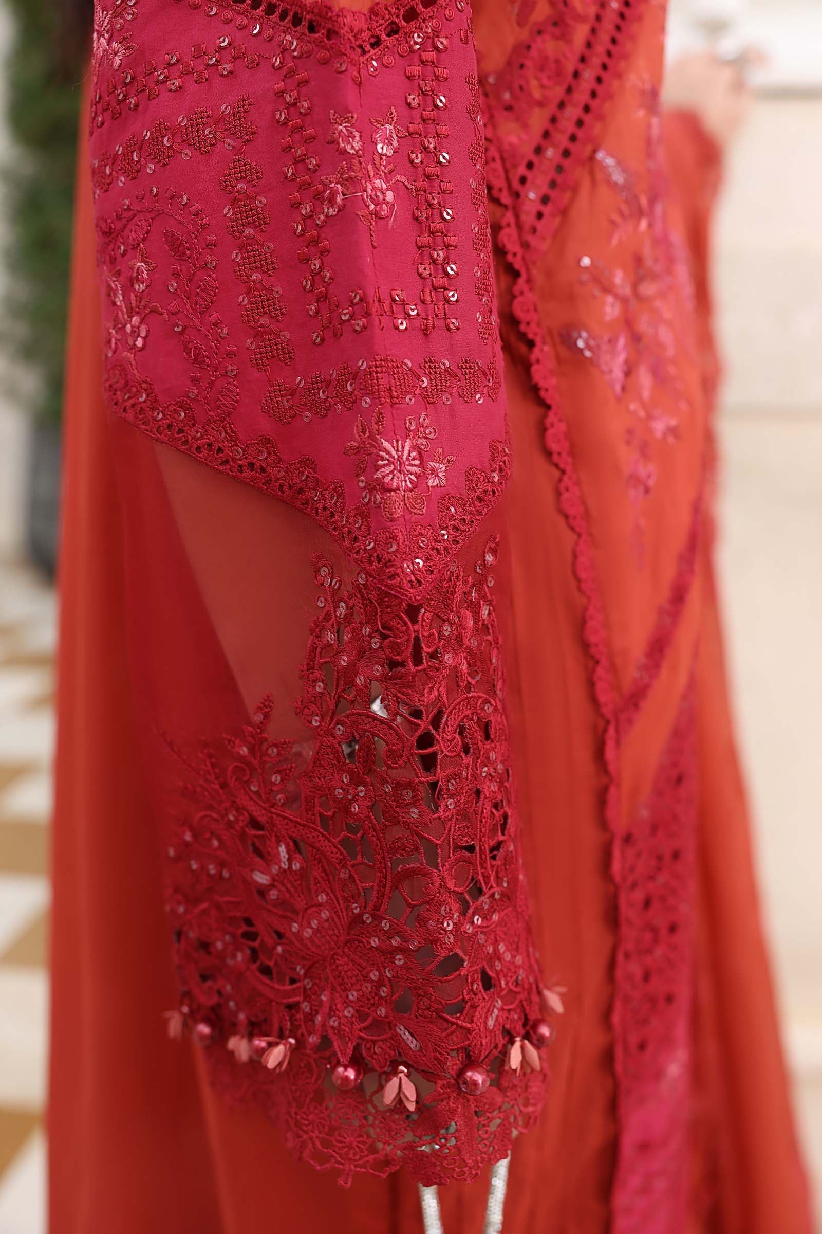 Maria B | Luxury Lawn 26 | 3 Piece Embroidered Lawn Suit - House Of Hania