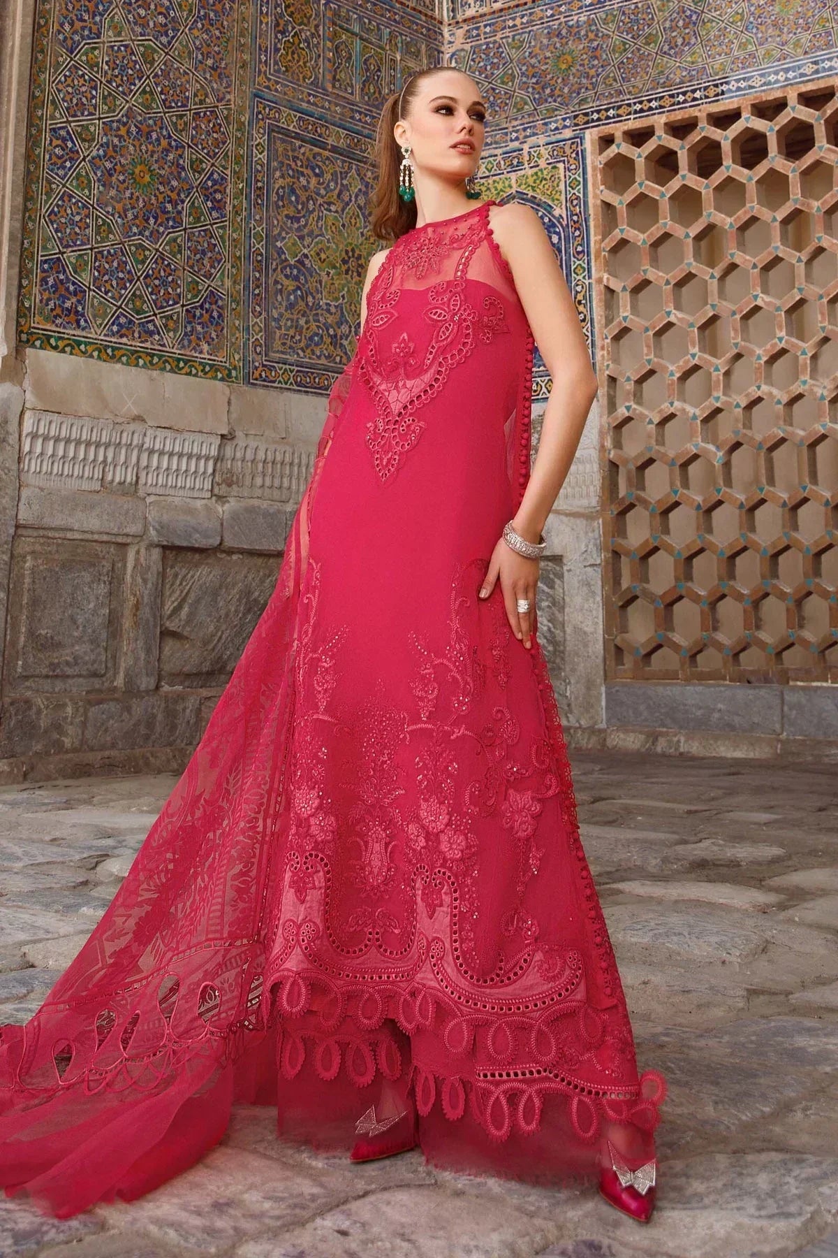 Maria B | Luxury Lawn | D-2303-A - House Of Hania