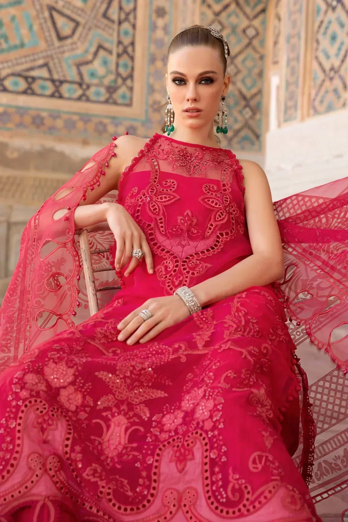 Maria B | Luxury Lawn | D-2303-A - House Of Hania