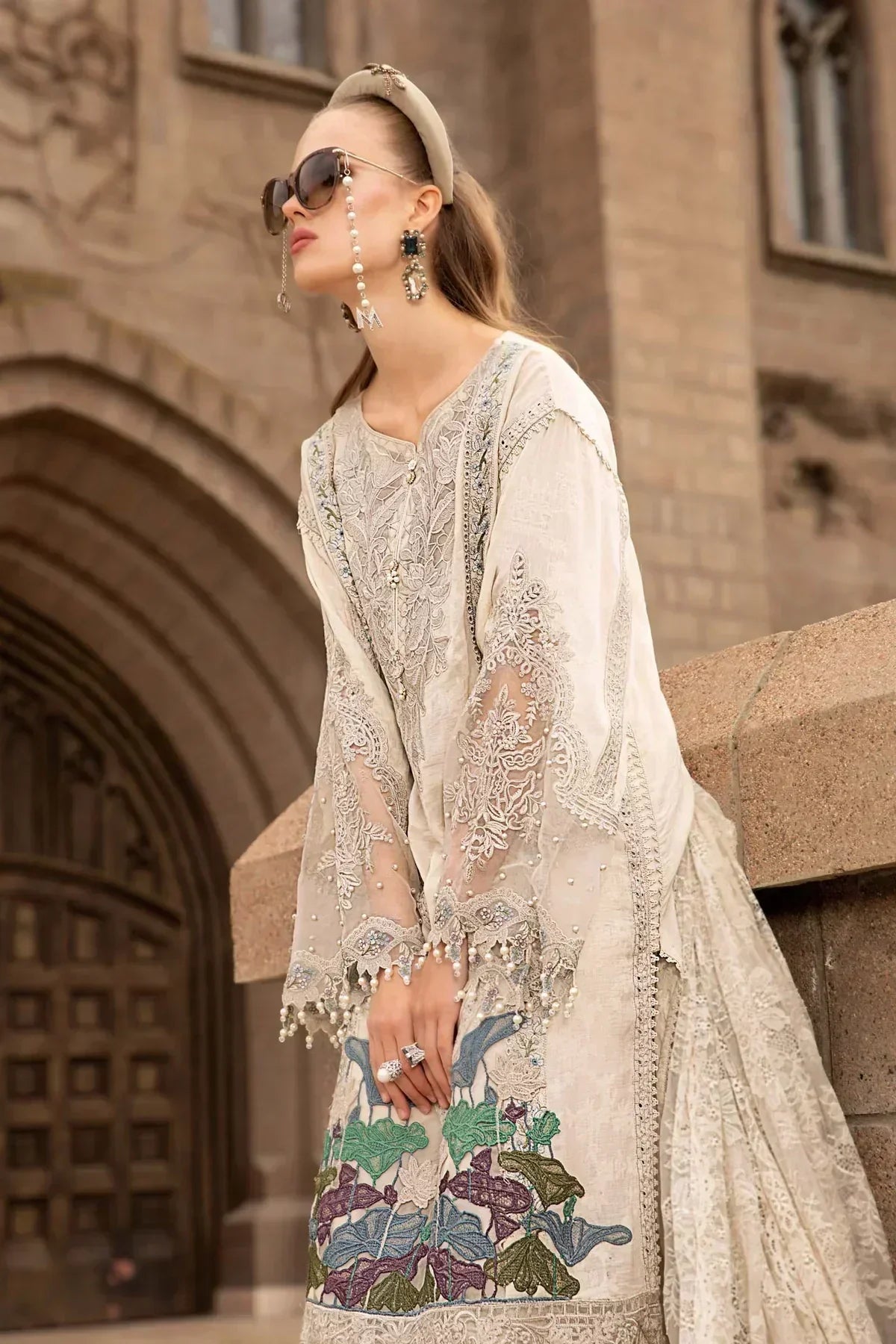 Maria B | Luxury Lawn | D-2307-B - House Of Hania